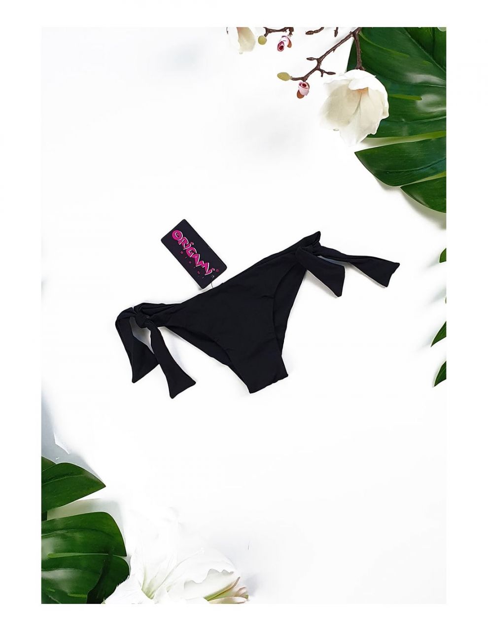 Origami Bikini fekete brazil alsó