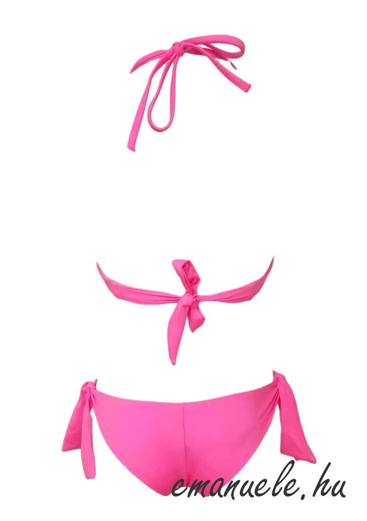 Poppy pink, mintás bikini