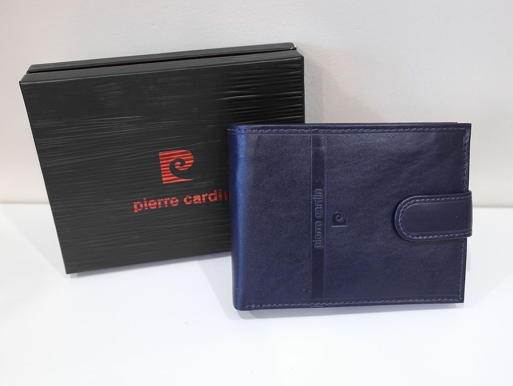 Kék Pierre Cardin férfi bőr pénztárca