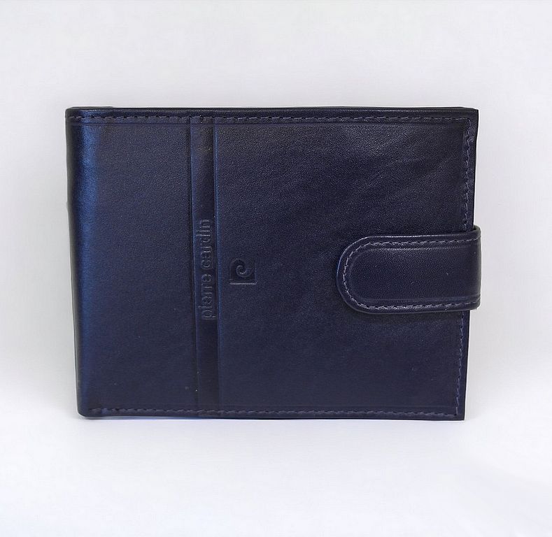 Kék Pierre Cardin férfi bőr pénztárca