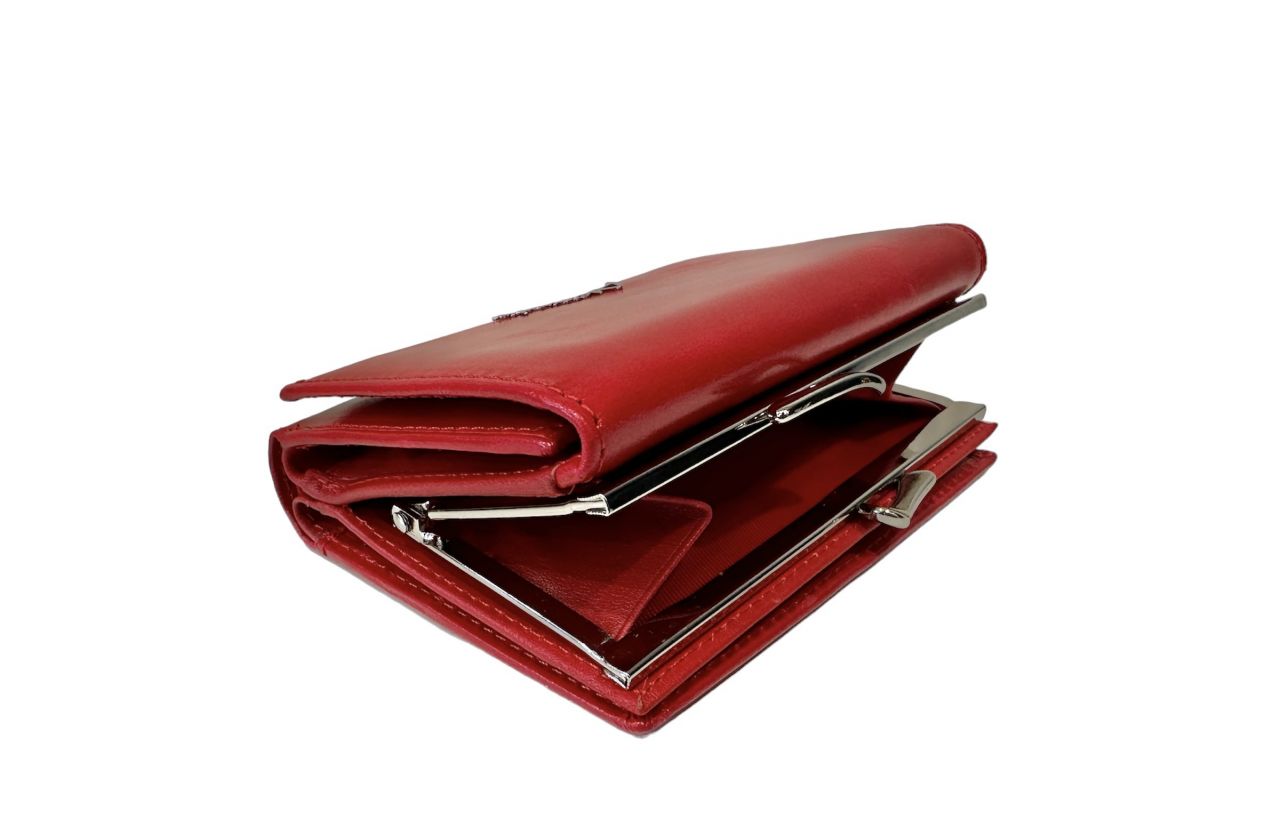 Piros Alessandro kis méretű bőr pénztárca